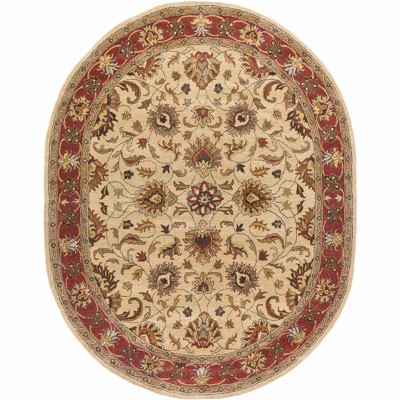 Hauteloom Cherryfield Hand Tufted Brown & Rust 1001 Wool Rug