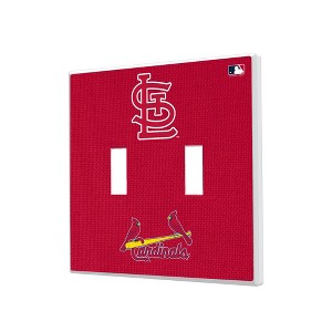 MLB National League Teams Solid Hidden-Screw Light Switch Plate for Double Toggle - 1 of 4