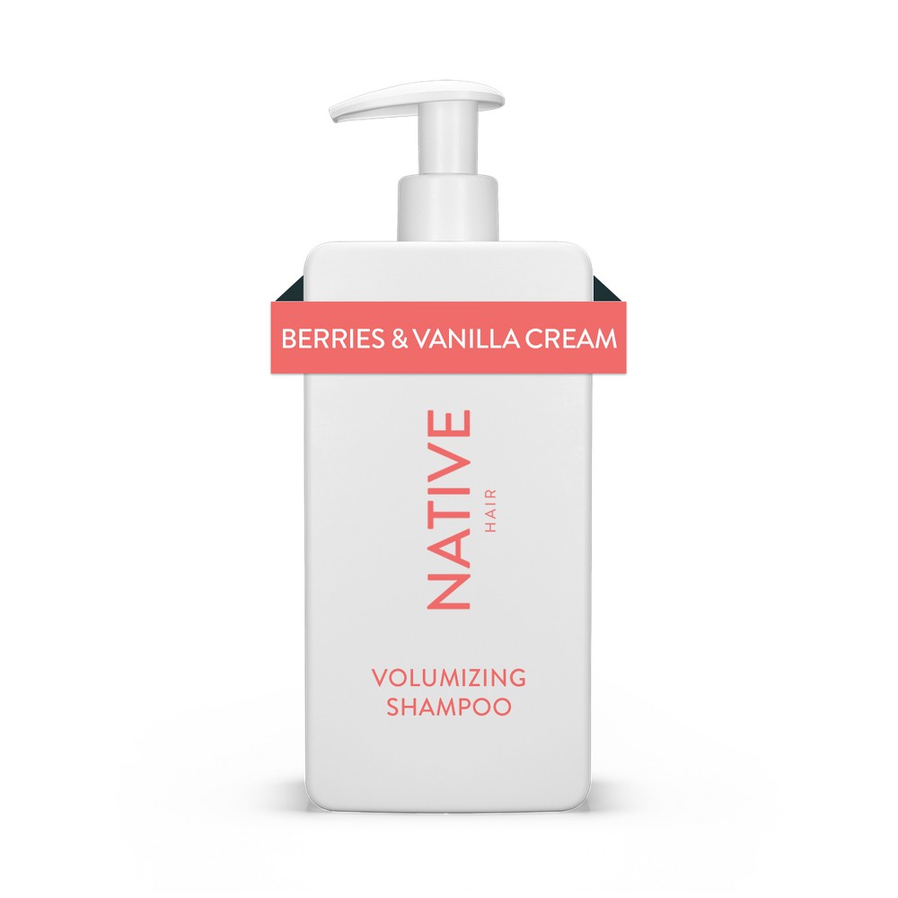 Photos - Hair Product Native Berries & Vanilla Cream Volumizing Shampoo - 16.5 fl oz 