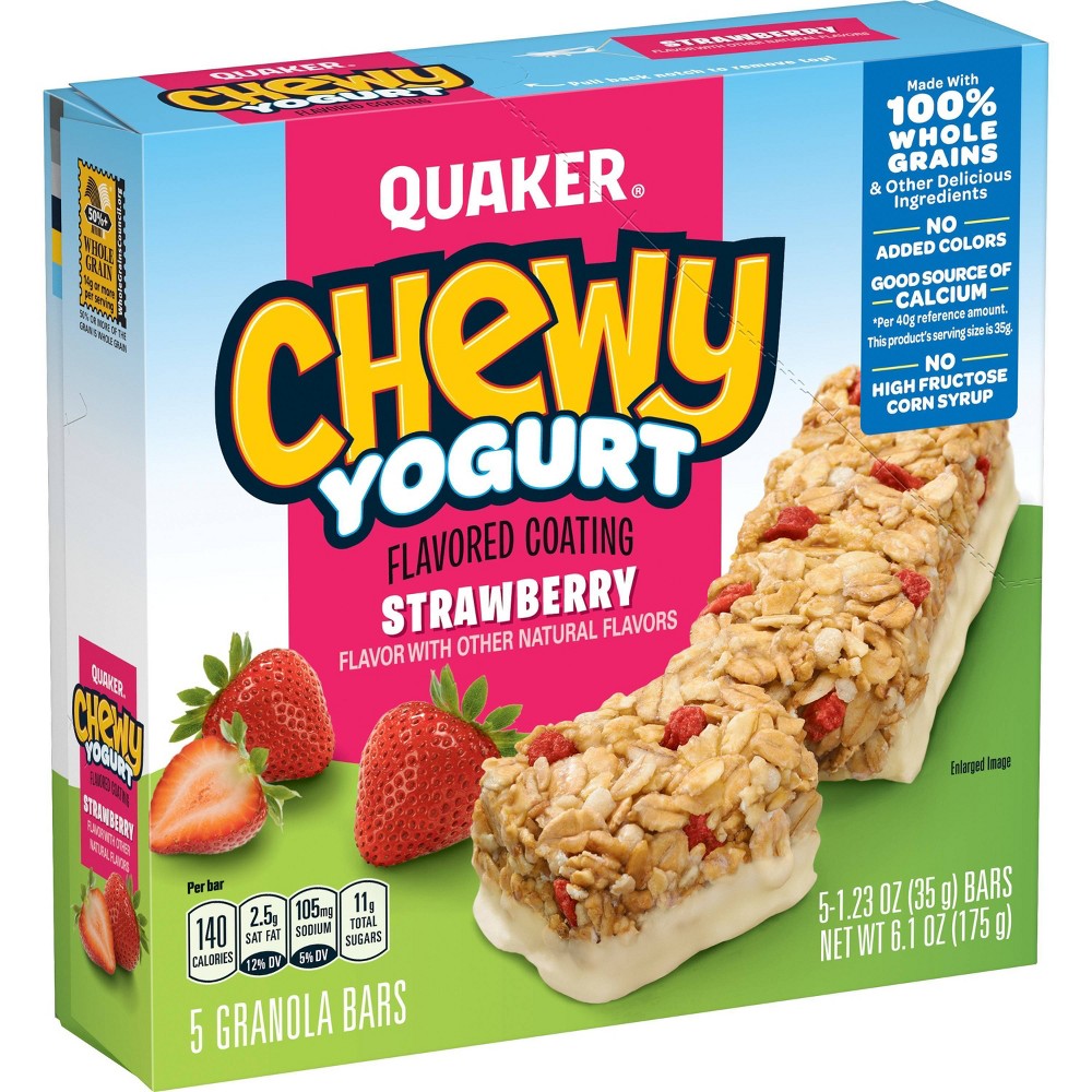 UPC 030000312803 product image for Quaker Chewy Yogurt Strawberry Granola Bars - 6.1oz | upcitemdb.com