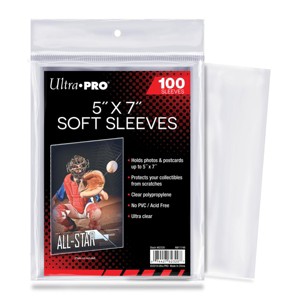 Ultra PRO 5" x 7" Soft Sleeves (100ct) - 1 of 1