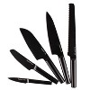 Othello Classic 6-piece Knife Set With Wooden Block Kitchen Knives, Black :  Target