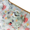 Wrapables Large & Small Foldable Nylon Reusable Shopping Bags (Set of 2), Cardinal Birds - 4 of 4