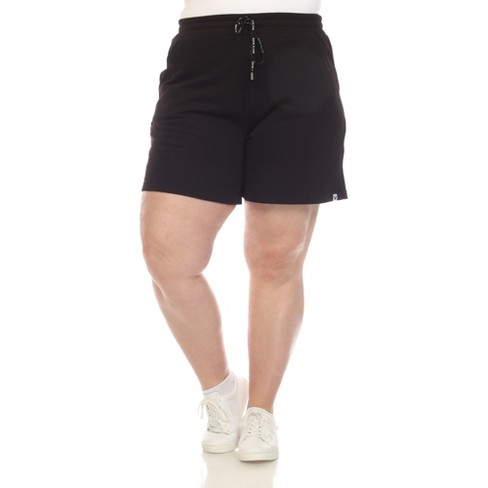 Plus size best sale womens sweat shorts