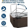 Hydraulic Spa and Hot Tub Cover Lift, Adjustable Height 30"-40" and Width 32"-52", Mounted on One Side Underneath, Fits Various Bathtub - 4 of 4