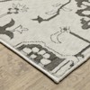 Oriental Weavers Intrigue INT08 Ivory/ Grey Indoor Area Rug - 3'10" x 5'5" - 2 of 4
