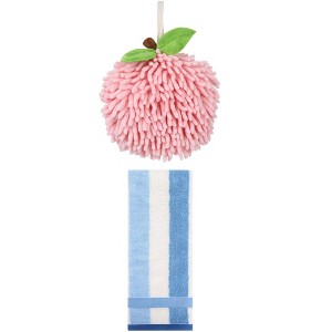 REGALWOVEN Soft Absorbent Bathroom Hand Towel Set 6" x 6"/13" x 29" 2 Packs - 1 of 4