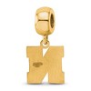 Black Bow Jewelry 14k Yellow Gold Plated Sterling Silver Nebraska Cornhuskers NCAA Bead Charm - 4 of 4