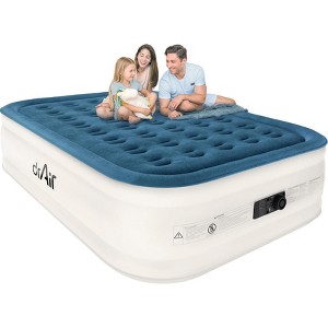 Dr. Air 18” Air Mattress with Electric Pump, Waterproof Velvety Top and Carry Bag - 1 of 4