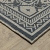 Oriental Weavers Intrigue INT05 Blue/ Grey Indoor Area Rug - 3'10" x 5'5" - 2 of 4