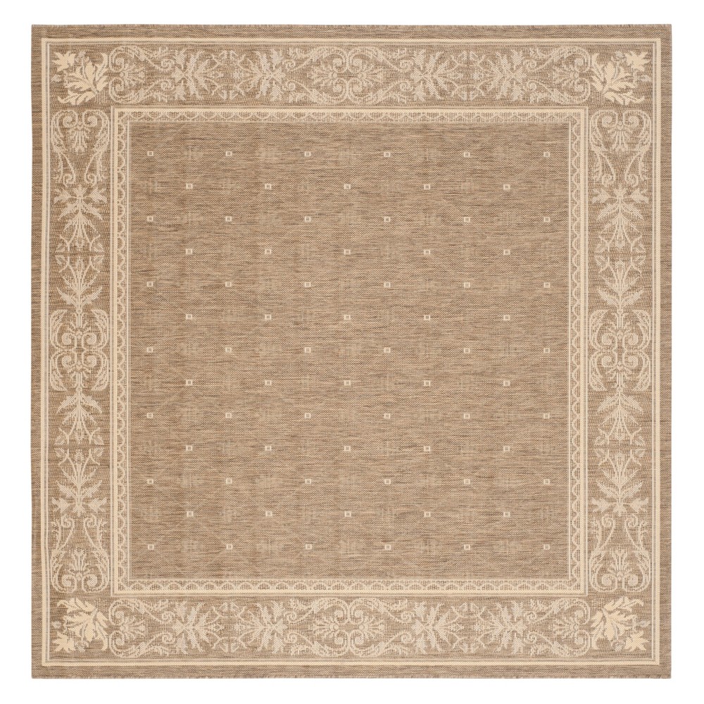 7'10in Herning Outdoor Rug Brown/Natural - Safavieh