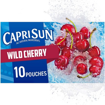 Capri Sun Wild Cherry - 10pk/6 fl oz Pouches