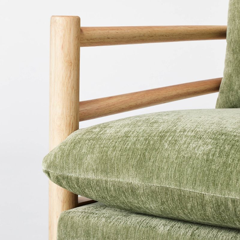Dowel Velvet Armchair Light Green - Threshold&#8482; designed with Studio McGee, 6 of 8