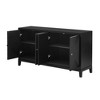 NicBex Buffet Cabinet with Storage Wooden Cabinet Sideboard Cabinet with Embossed Curved Doors for Living Room - 4 of 4