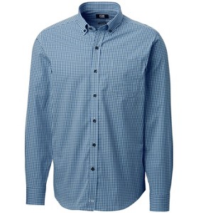 Cutter & Buck Mens Anchor Gingham Shirt - 1 of 1