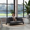 LAOTIES Luxury Large Dog Sofa,Soft Foam Cushion,Washable Bed,Wooden Legs - 2 of 4