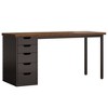 JUJABU 47-Inch Computer Desk with 5 Drawers, Home Office Storage, Modern Simple Small Space Study Writing Table - 2 of 4