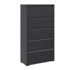 NicBex Modern File Cabinet with Lock, Lateral  Metal Filing Cabinets with 5 Drawers and Anti-Tilt Design,Office Cabinet for Home, Office,Black/White - 2 of 4