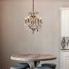 ALOADECOR  Classic/Traditional Lighting Fixture Antique Gold Ornate Crystal Chandelier - 4 of 4
