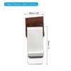 Unique Bargains Stainless Steel Carved Sleeve Pen Loop Clips for Notebook - 2 of 4