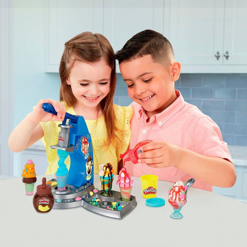 Play-Doh Kitchen Creations Drizzy Ice Cream Playset, 3 of 9