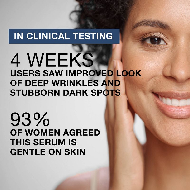 Neutrogena Rapid Wrinkle Repair Retinol Pro+ .5% Power Facial Serum - 1 fl oz, 6 of 15