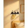 KTMBDW Key Holder Wall Mount, Metal 8 Hooks, Keys Organizer Rack for Doorway, Decoration and Functional Items for Home Housewarming Gifts (Cats Theme) - 2 of 4