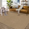 Washable Modern Solid Large Area Rugs for Bedroom Living Room, Soft Non Slip Textured Carpet for Home Office - 3 of 4