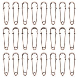 Unique Bargains Metal DIY Blankets Crafts Brooch Making Home Sewing Large Safety Pins 24 Pcs - 1 of 4