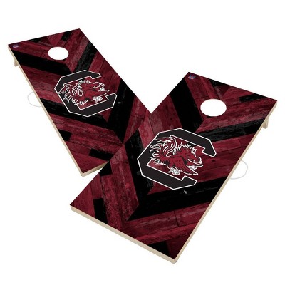 NCAA South Carolina Gamecocks 2'x4' Solid Wood Cornhole Board