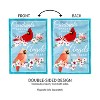 Evergreen Angels are Near Garden Linen Flag- 12.5 x 18 Inches Outdoor Decor for Homes and Gardens - 3 of 4