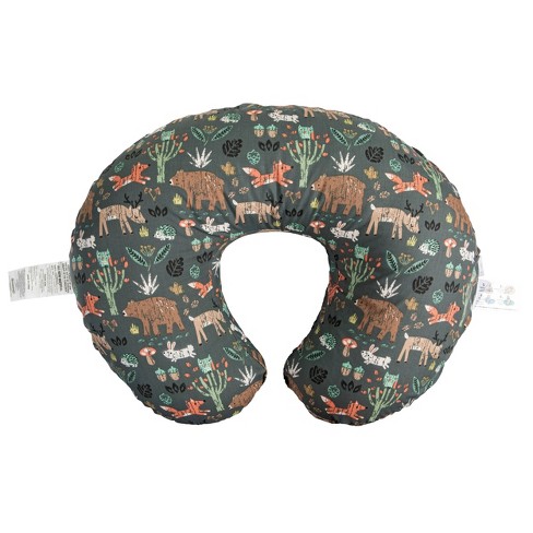 Boppy Original Feeding and Infant Support Pillow - Green Forest Animals - image 1 of 4