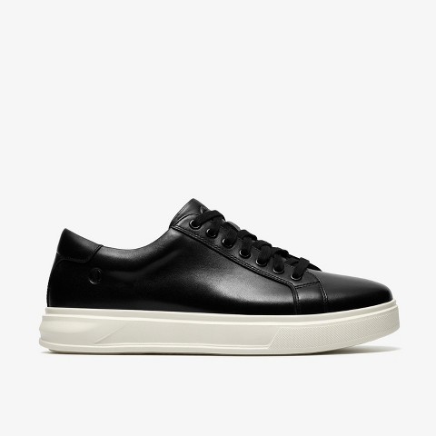 Clarks Mens Goswell Tie Black Leather Shoes 11 Medium