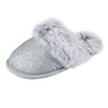 Jessica Simpson Girl's Micro-Suede Scuff Slippers - 3 of 4