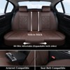 Coverado Automotive Seat Covers Luxury Faux Leather Seat Proetctor, Front and Back Seat Covers 5 Seats - 4 of 4