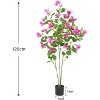 Artificial Bougainvillea Tree with Bendable  and Stems, Realistic Faux Green Plant for Studio, Landscape, or Home Decoration - 2 of 4