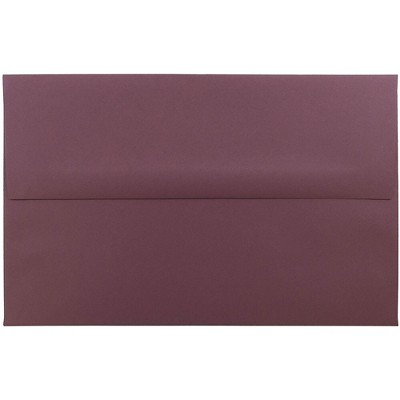 JAM Paper A10 Invitation Envelopes 6 x 9.5 Burgundy 36395842