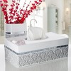 Creative Scents Mirror Damask White Tissue Box (rectangle) - 2 of 4