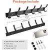 2 Pack Coat Rack Wall Mount, Coat Hooks Wall Mount, Wall Hooks for Hanging, Hat Rack for Wall, Towel Hooks for Bathrooms - 2 of 4