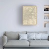 18 X 24 Wild Apple Portfolio 'map Of Los Angeles' Unframed Wall Canvas -  Trademark Fine Art : Target