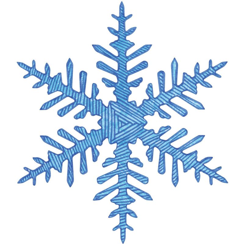 Roylco Super Snowflake Stencil, 8 Inches Diameter, Set of 12 Stencils, 2 of 5