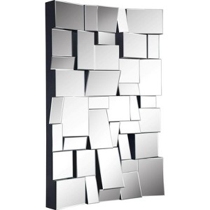 Meridian Furniture Action Geometric Designed Mirror - 1 of 4