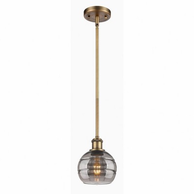 Rochester - 1 Light Stem Hung Mini Pendant In Industrial Style-7.88 Inches Tall and 5.88 Inches Wide