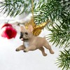 Design Toscano Honor the Pooch: French Bulldog Holiday Dog Angel Ornament - 2 of 4