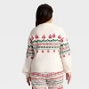 Women's Fair Isle Holiday Matching Family Sweater - Wondershop™ Cream - 2 of 4