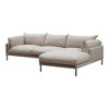 Sabula Sectional Right Sofa Sandy Beige - Alder Bay: Linen-Blend, Down Wrapped Cushions, Wood Frame - 4 of 4