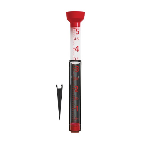 Taylor® Precision Products Jumbo Jr. 5-In. Capacity Easy-to-View Rain Gauge in Red - image 1 of 4