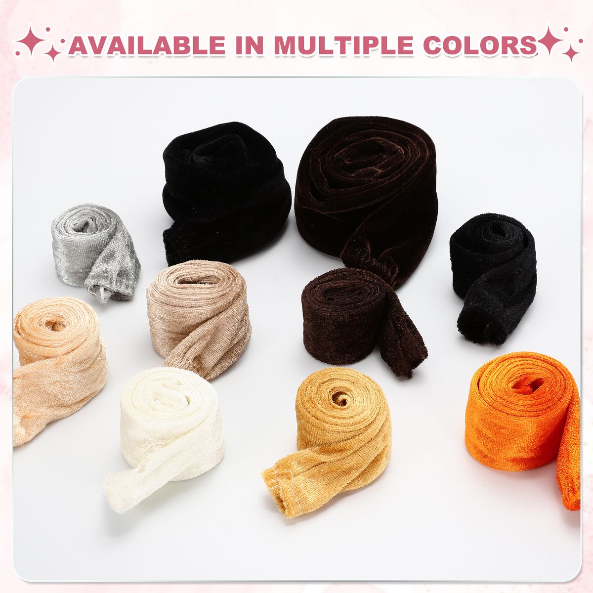 Unique Bargains Chandelier Chain Cord Cover, Fabric Cord Covers in Linen Fabric 2 Ft Orange - thumbnail 5
