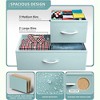 Sorbus 5 Drawers Dresser- Storage Unit with Steel Frame, Wood Top, Fabric Bins - for Bedroom, Closet, Office and more - image 4 of 4