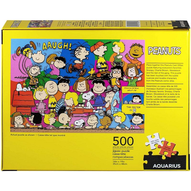Aquarius Puzzles Peanuts Cast 500 Piece Jigsaw Puzzle, 3 of 7